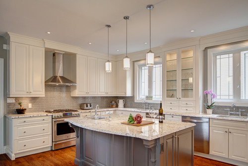 White Granite Marble Cabinets Slab White Kitchen Darker Cost Hues Design Commercial Lighter Patterns